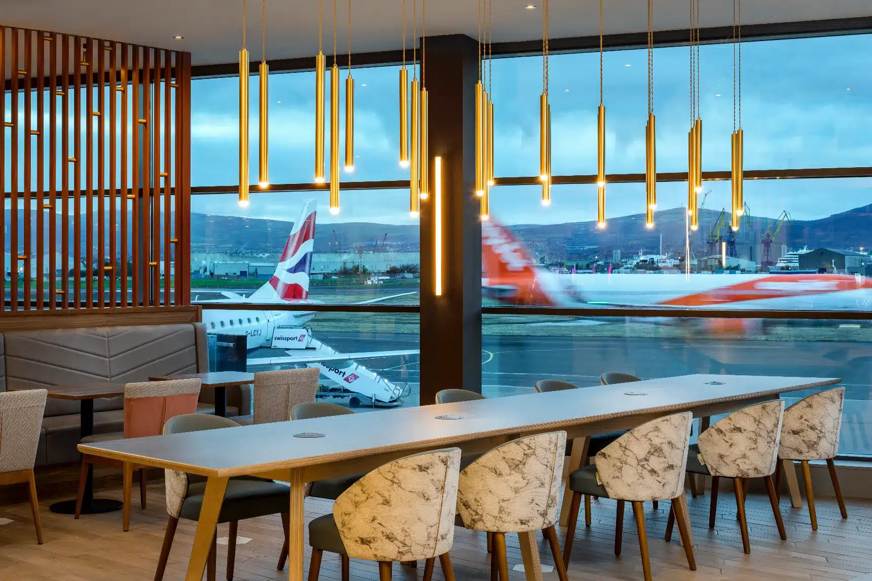 DV8 DESIGNS AWARD WINNING INTERIOR DESIGN COMMERCIAL INTERIOR DESIGNERS HOSPITALITY INTERIOR DESIGNERS LEE BIRCHALL INTERIOR DESIGN SPEAKER INTERIOR DESIGN CONSULTANT WARRINGTON INTERIOR DESIGNER CHESHIRE INTERIOR DESIGNERS NORTHWEST INTERIOR DESIGNERS UK INTERIOR DESIGNERS TRANSFORMING PLACES ENHANCING SPACES ASPIRE AIRPORT LOUNGE BELFAST
